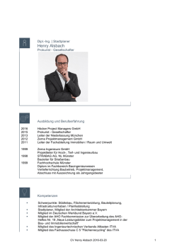 Henry Alsbach - H&ouml;cker Project Managers