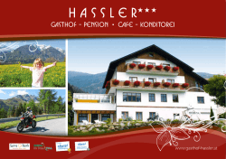 hassler - Gasthof Pension Cafè Konditorei Hassler