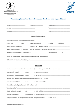 TTU Kinder - Tauchclub Uni Gryps Greifswald e. V.