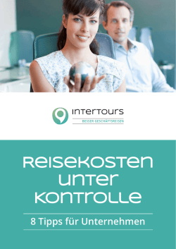 INTERTOURS _Reisekosten unter Kontrolle