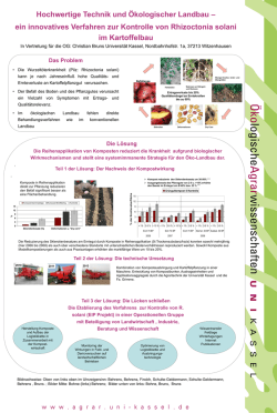 ein innovatives Verfahren zur Kontrolle von Rhizoctonia solani im