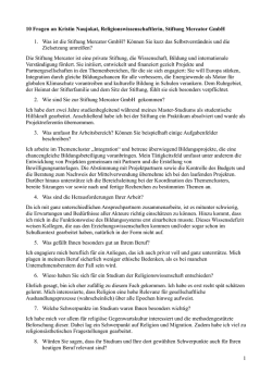 10 Fragen an Kristin Naujokat File