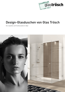 Glasduschen von