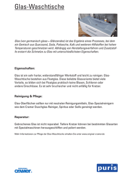 Glas-Waschtische
