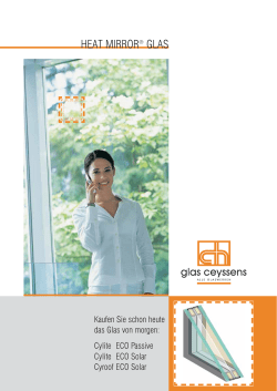 heat mirror&reg; glas - Schuler Wintergarten