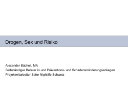 Pr&auml;sentation Alex B&uuml;cheli Sex und Drogen [PDF 1,3 MB]