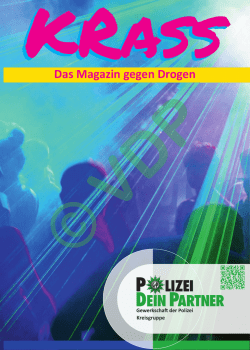 Das Magazin gegen Drogen
