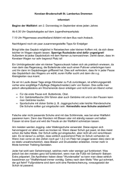 Tipps für Erstpilger - Kevelaer