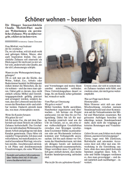Schöner wohnen - Claudia Merlotti
