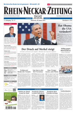 Der Druck auf Merkel steigt Hat Obama die USA verändert?