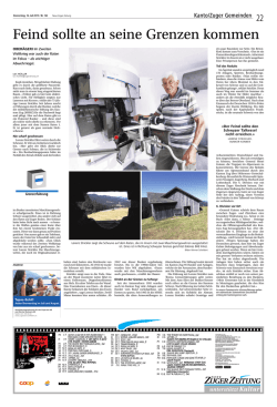 Feind sollte an seine Grenzen kommen