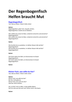 Der Regenbogenfisch Helfen braucht Mut