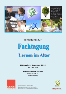 PROGRAMM  - Bildungsnetzwerk