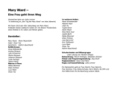Mary Ward - Maria-Ward-Realschule Burghausen