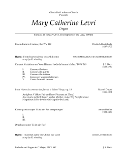 Mary Catherine Levri - Gloria Dei Lutheran Church