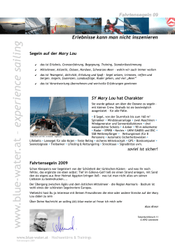 www .blue-water.at – experience sailing