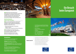 Ein Besuch beim Europarat