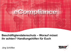 Beschäftigtendatenschutz – Worauf müsst ihr achten?