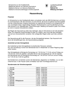 Hausordnung_ORI 2015/16 - Referat f&uuml;r Bildung und Sport