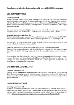 Handout_Infos ERASMUS Aufenthalt