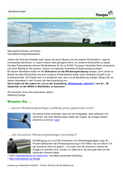 Wussten Sie - Kanton Thurgau > Energie