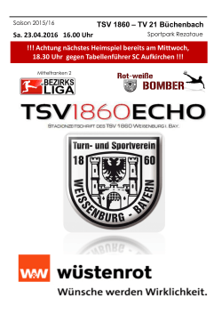 TSV 1860 – TV 21 Büchenbach