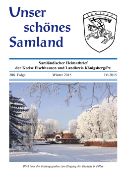 Unser schönes Samland - Kreisgemeinschaft Fischhausen eV