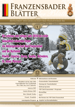 Ein sch&ouml;nes und ruhiges Jahr 2016 bei voller Gesundheit w&uuml;nschen