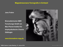 Magnetresonanz-Tomografie in Echtzeit