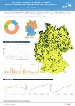 Analysis of the Development in the DIBT Wind Zones Until End