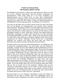 Porträt von Simone Blum Mit Verstand, Gefühl und Stil