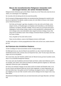 Der fatale Monotheismus