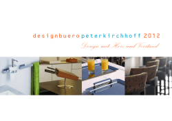 Design mit Herz und Verstand - designbuero peter kirchhoff