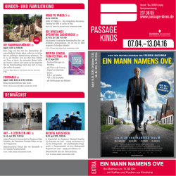 EIN MANN NAMENS OVE