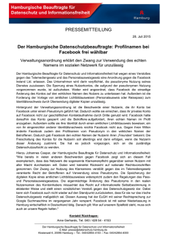 Hamburgische Datenschutzbeauftragte