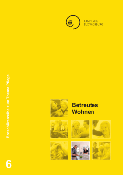 Betreutes Wohnen - Landkreis Ludwigsburg