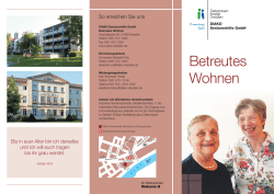 Betreutes Wohnen - Diakonissenanstalt Dresden