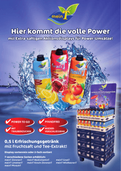 Hier kommt die volle Power