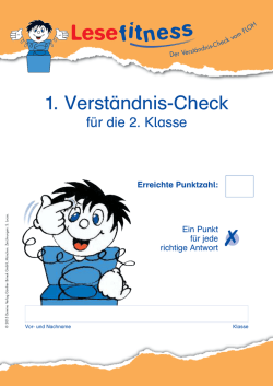 Verst&auml;ndnis-Check