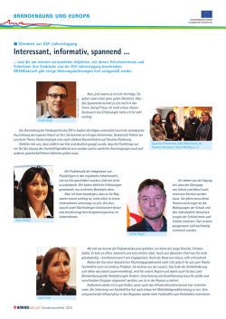 Interessant, informativ, spannend