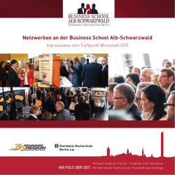 Impressionen vom Treffpunkt Wirtschaft