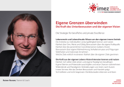 Eigene Grenzen &uuml;berwinden