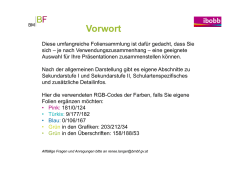 ibobb - Foliensammlung f&uuml;r eigene Pr&auml;sentation