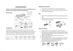Anleitung Jump Starter deutsch - Pro-Idee