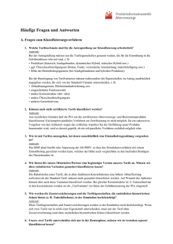 H&auml;ufige Fragen und Antworten - Produktinformationsstelle