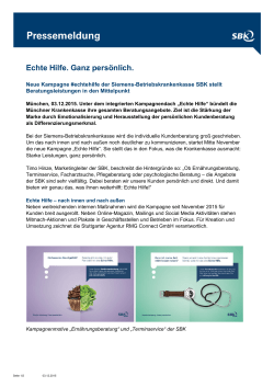 Echte Hilfe. Ganz pers&ouml;nlich.