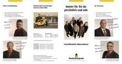 Immer f&uuml;r Sie da: pers&ouml;nlich und nah. - dbunda.de