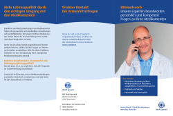 BIGmedcoach Unsere Experten beantworten persönlich und