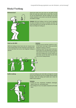 schule.bewegt Modul Footbag