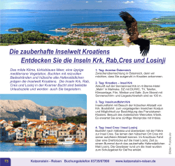 Die zauberhafte Inselwelt Kroatiens Entdecken Sie die Inseln Krk